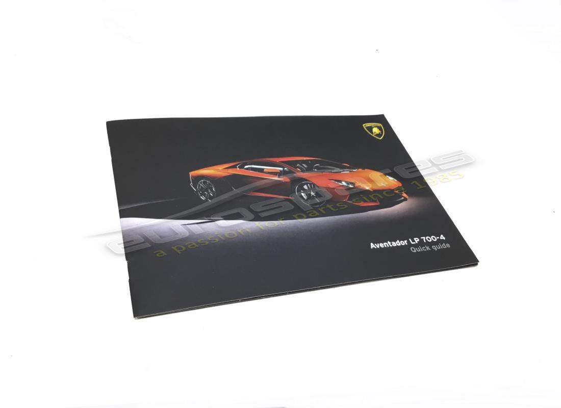nuova lamborghini guida rapida istruzioni breve. numero parte 476012040f (1)