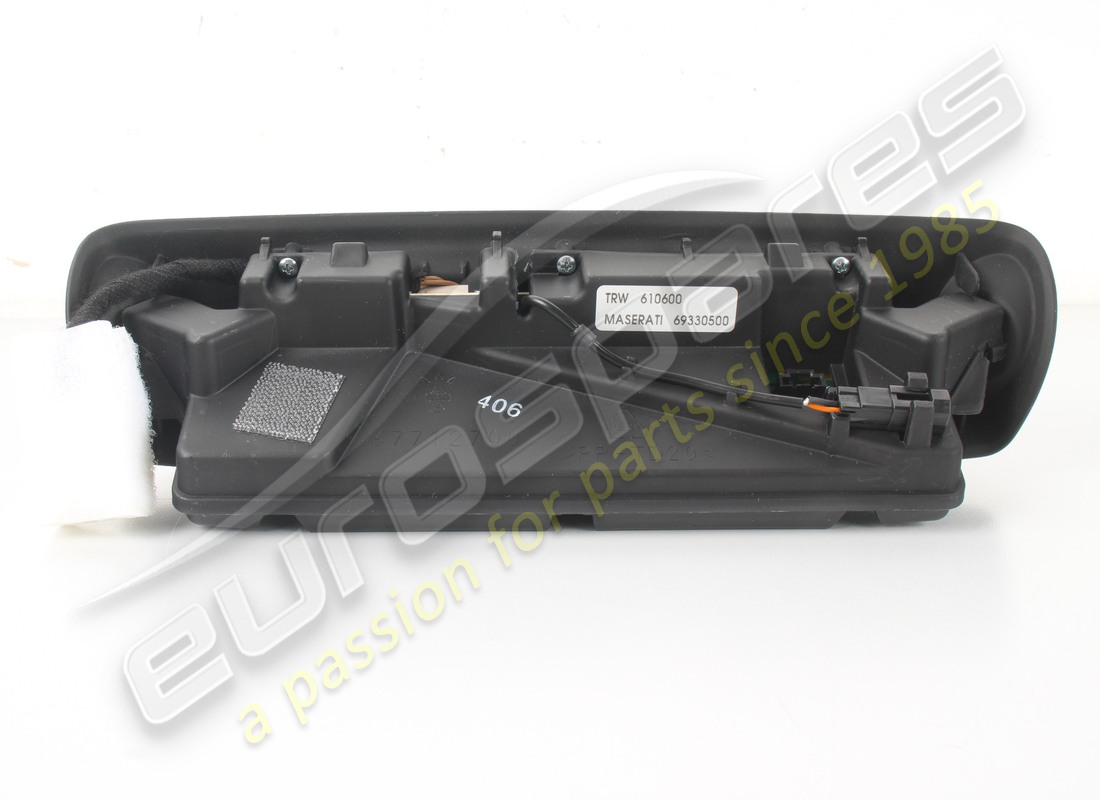 nuovo (altro) maserati placca pulsantiera nera. numero parte 69330500 (2)
