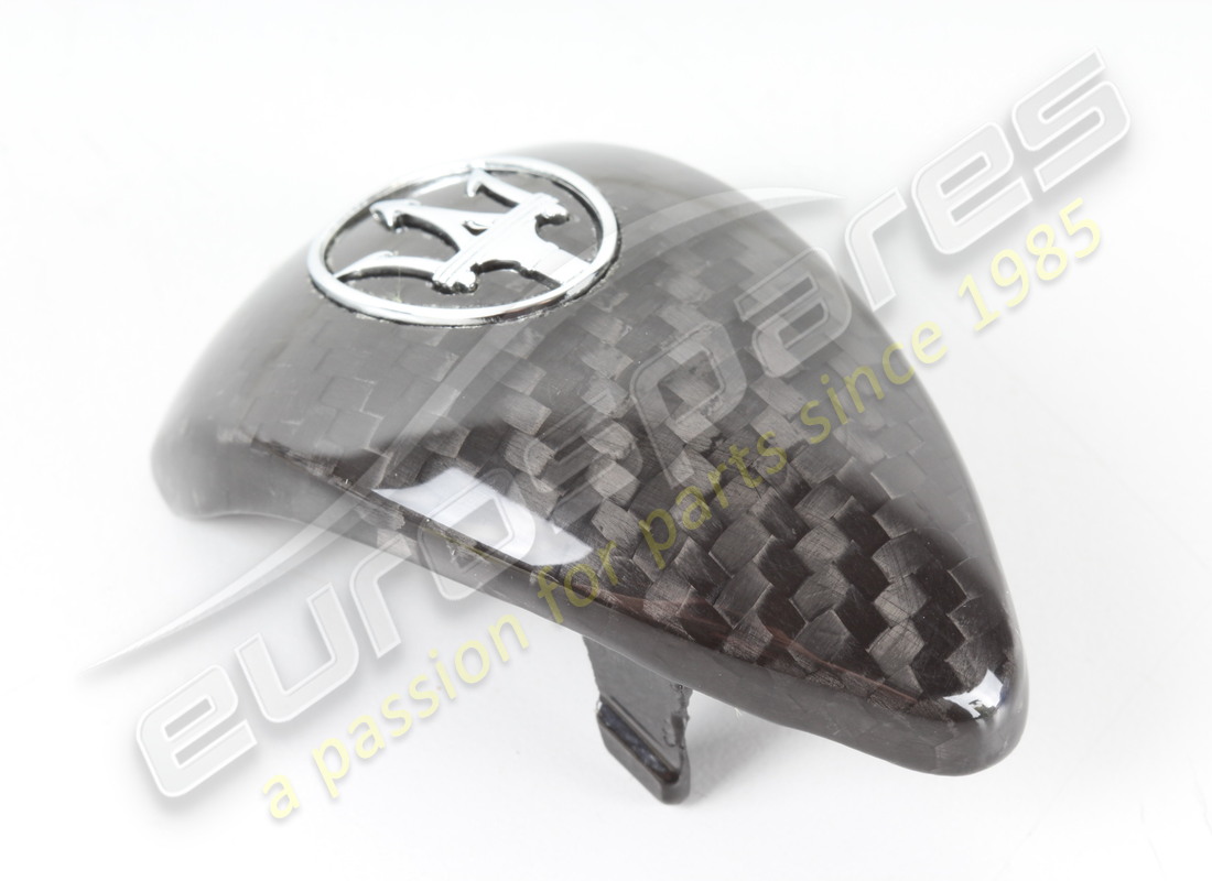 nuovo inserto pomello cambio maserati - carbonio. numero parte 82413677 (5)