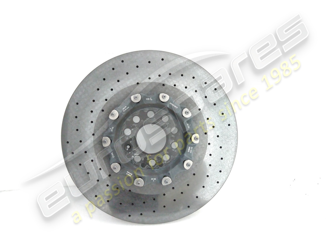 DISCO FRENO ANTERIORE SX IN CERAMICA USATO Lamborghini (VENTILATO). NUMERO PARTE 470615301G (1)