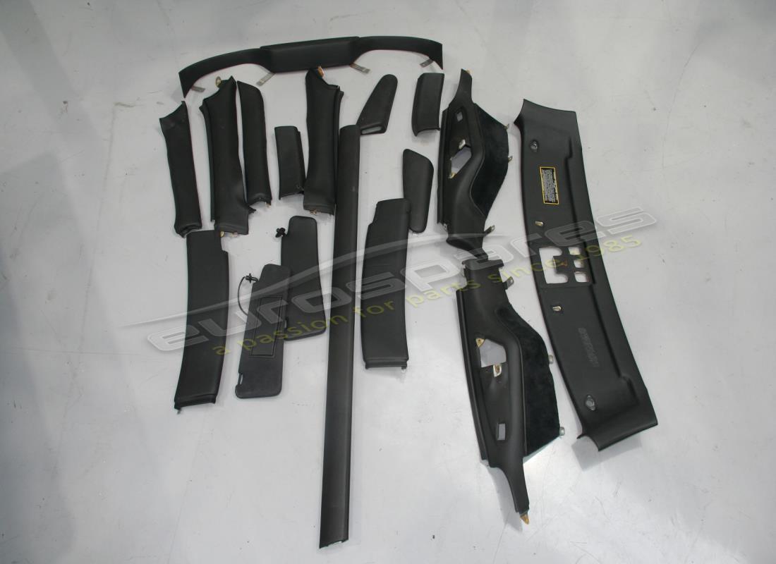 tappezzeria del pannello interno del tetto usato ferrari (nero). numero parte 67357890 (1)
