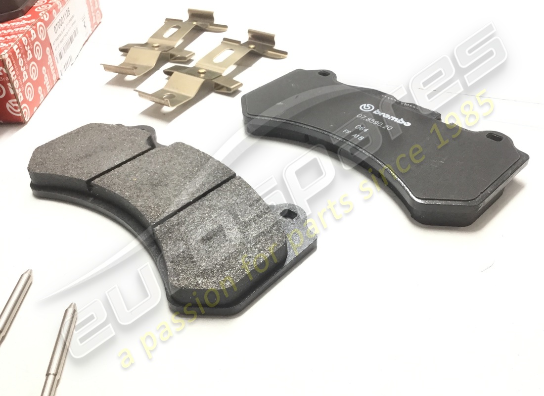 nuovo ferrari kit disco anteriore pastiglie dei freni in acciaio. numero parte 70001125 (2)