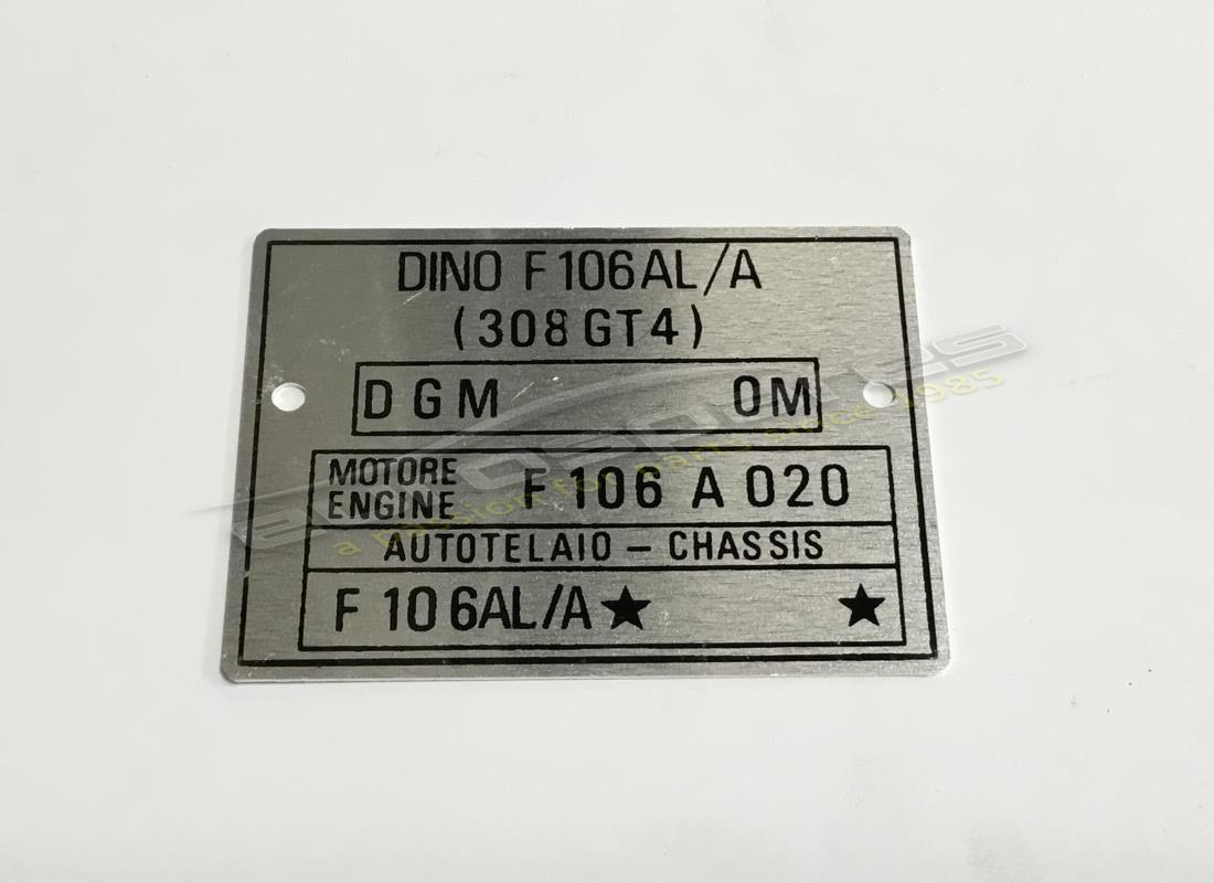 nuova piastra telaio ferrari. numero parte dino100 (1)