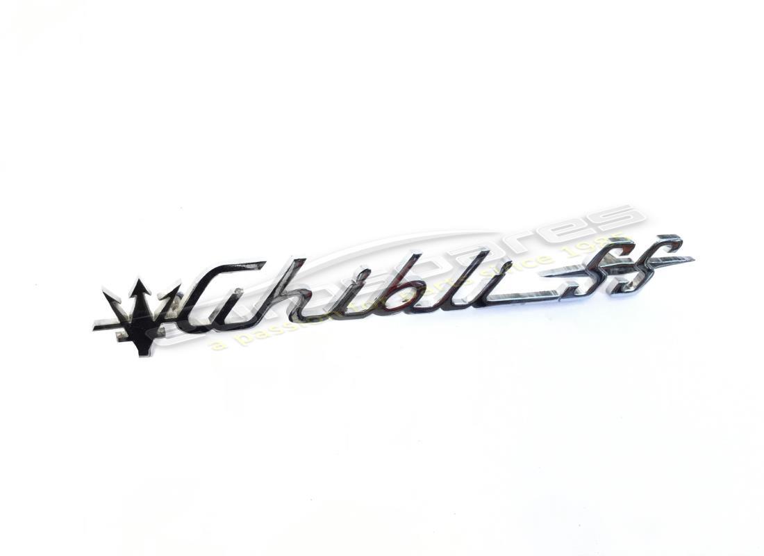 nuova scritta maserati ghibli ss cromata. numero parte 115bm66003 (1)