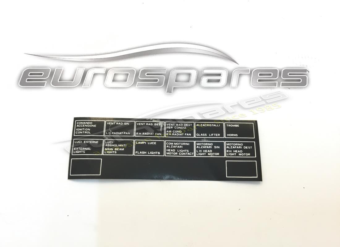 nuova ferrari etichetta adesiva. numero parte 40322406 (1)