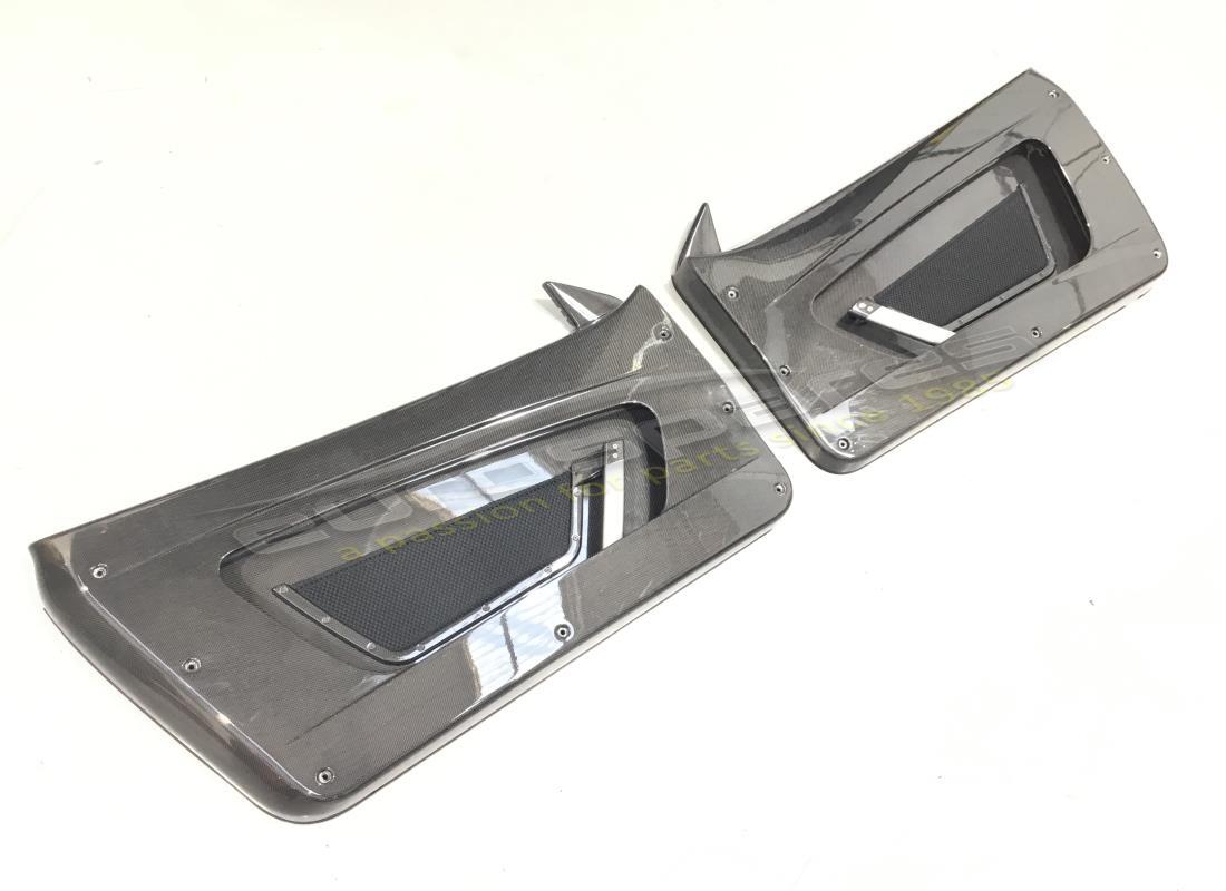 USATI Ferrari COPPIA PANNELLI PORTIERA IN CARBONIO . NUMERO PARTE 801210000 (1)