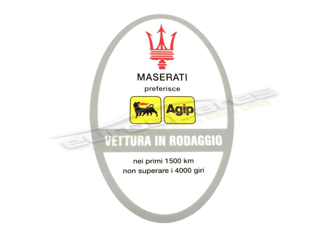 nuovo maserati 70 in esecuzione con adesivo. numero parte mst001 (1)