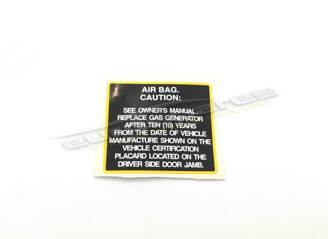 nuova piastra ferrari per la manutenzione dell'air bag. numero parte 64499400 (1)