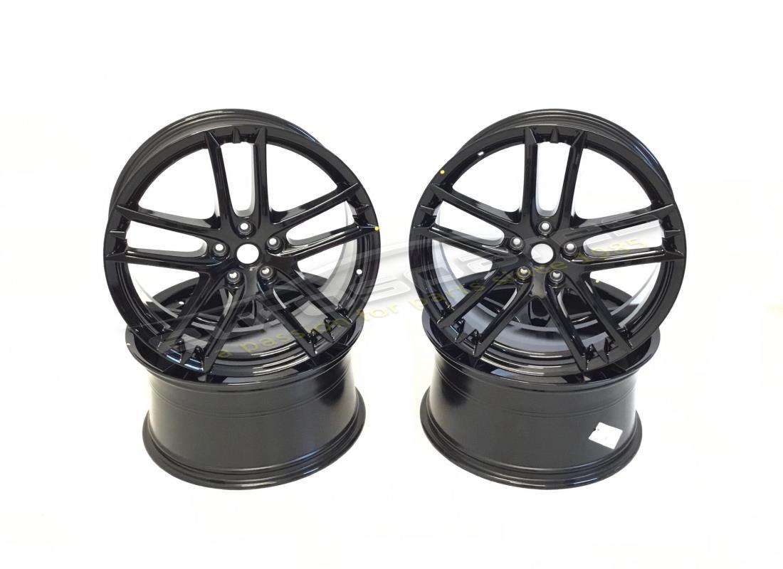 nuovo set maserati ruote (trofeo stradale nero lucido) 20''. numero parte 83078505a (1)
