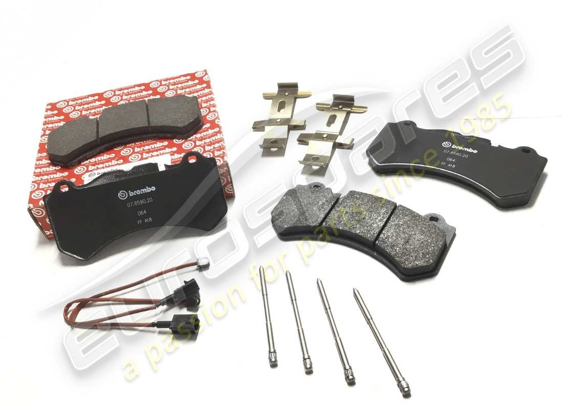 nuovo ferrari kit disco anteriore pastiglie dei freni in acciaio. numero parte 70001125 (1)