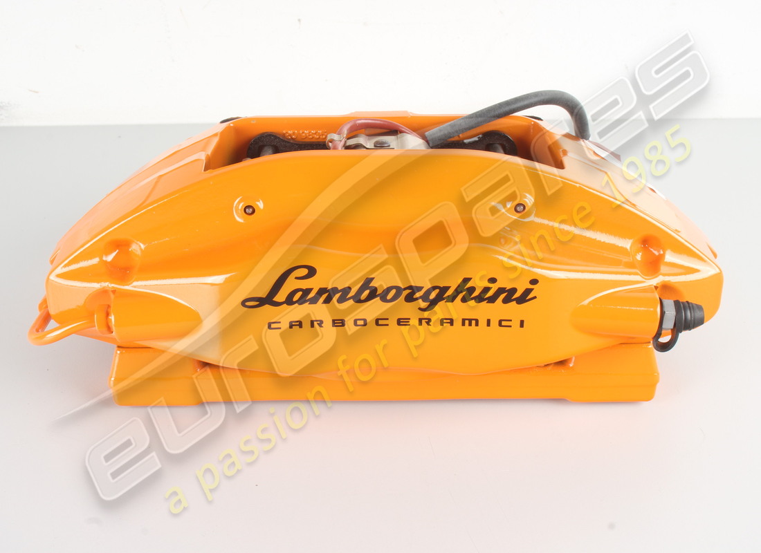 nuova lamborghini pinza freno ccb, posteriore sinistra, arancione. codice articolo 4t0615405t (1)