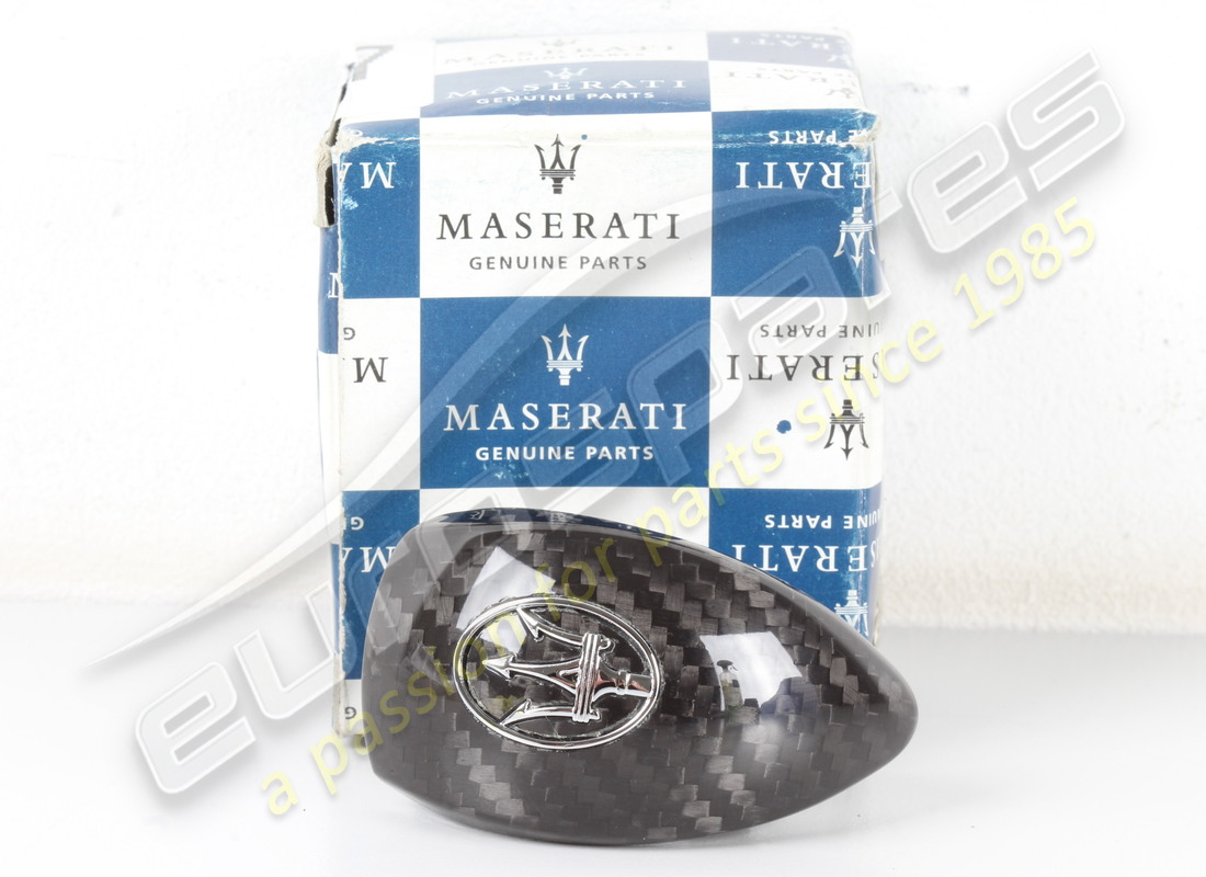nuovo inserto pomello cambio maserati - carbonio. numero parte 82413677 (8)