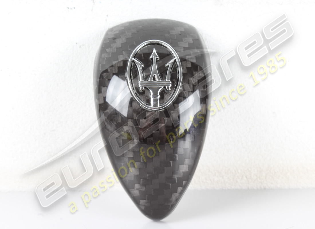nuovo inserto pomello cambio maserati - carbonio. numero parte 82413677 (1)