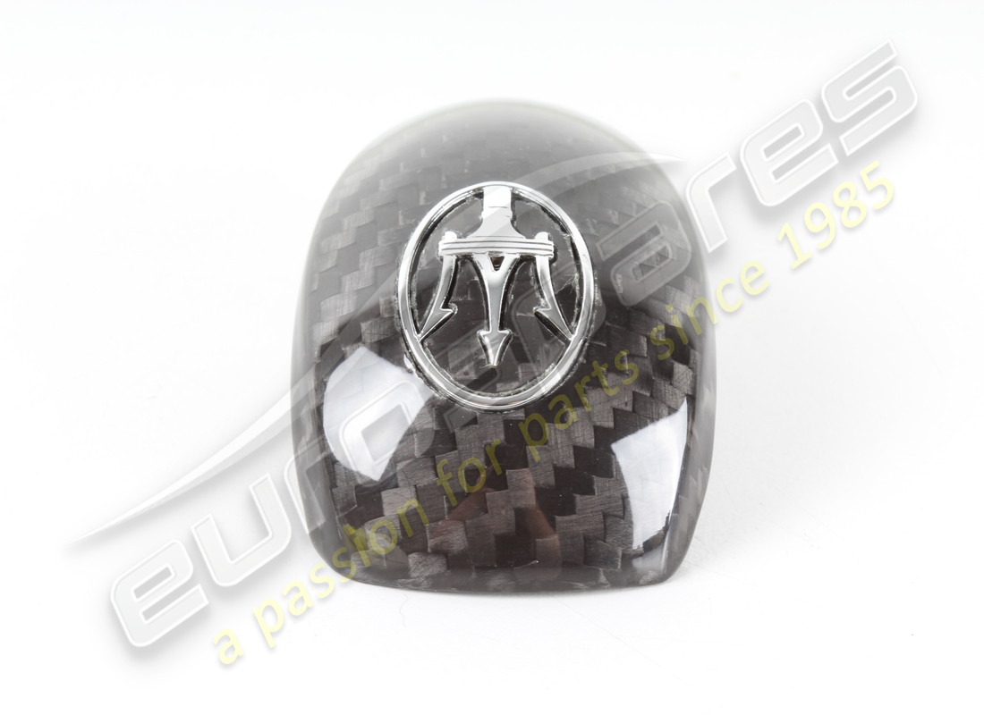 nuovo inserto pomello cambio maserati - carbonio. numero parte 82413677 (3)