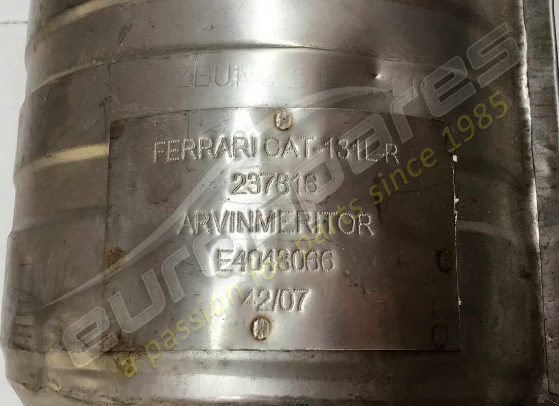 nuovo ferrari catalizzatore rh completo. numero parte 237816 (2)