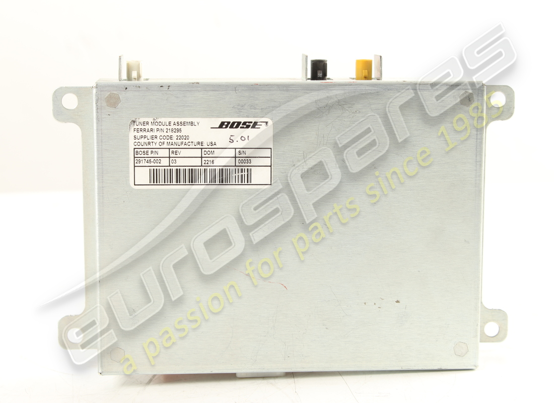 nuova scatola sintonizzatore bose ferrari nit. numero parte 218295 (2)
