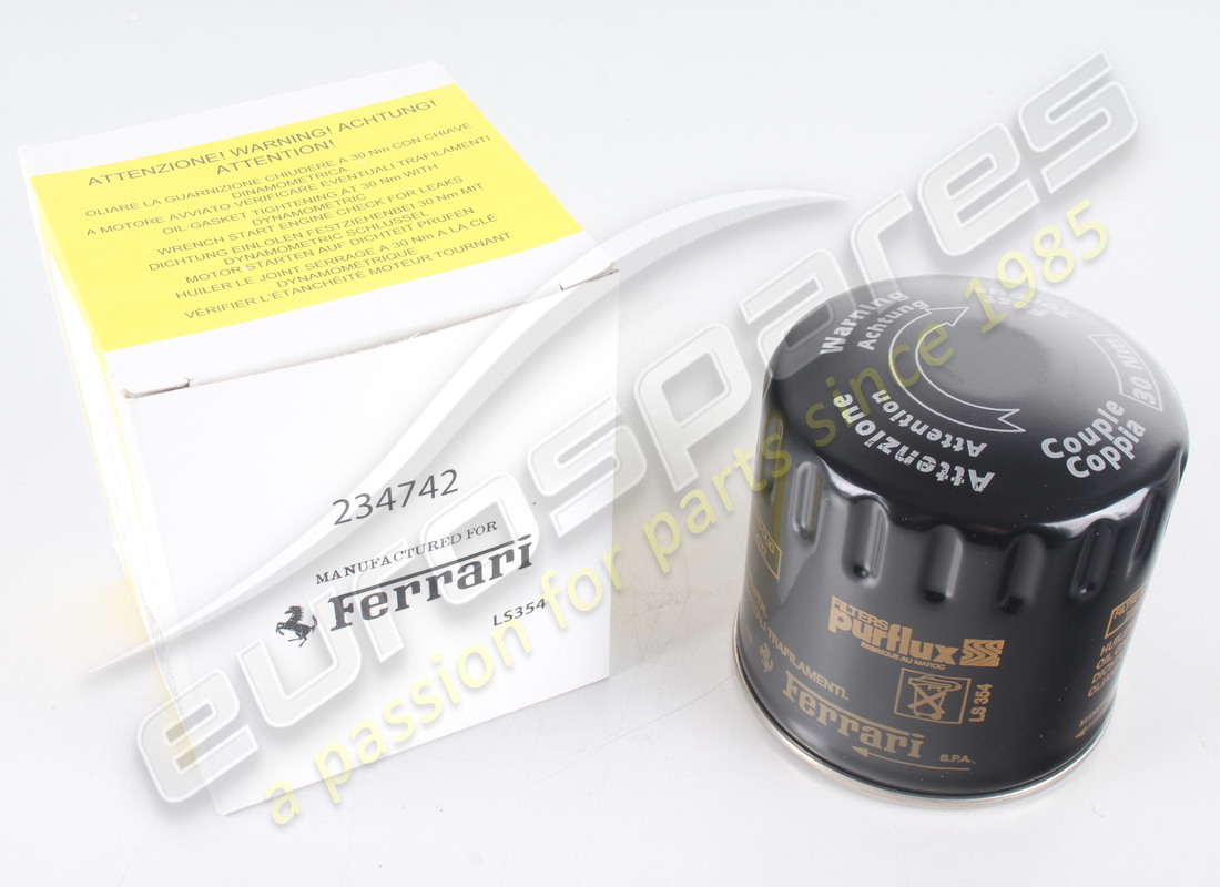 nuovo ferrari filtro olio. numero parte 234742 (1)