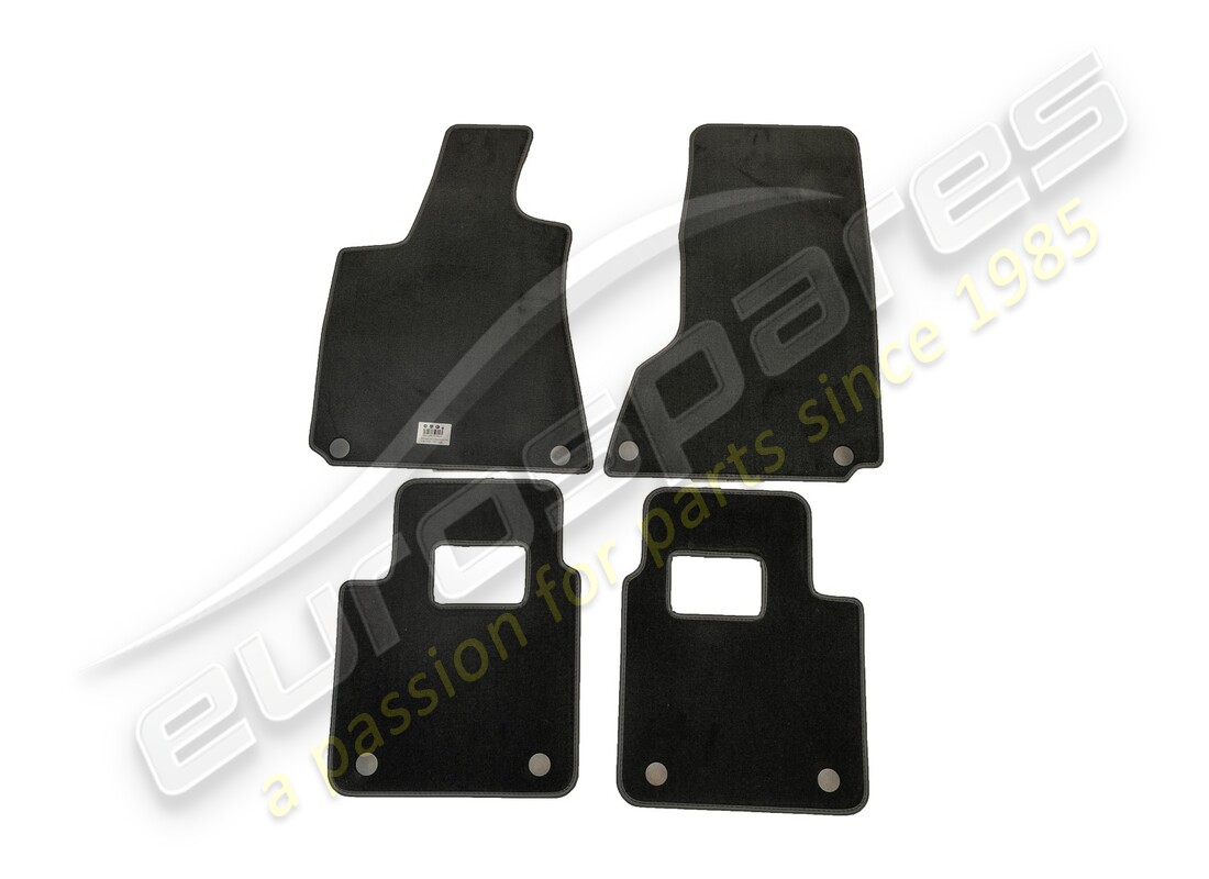 nuovo maserati kit tappetini+fissaggi nero. numero parte 673004104 (1)
