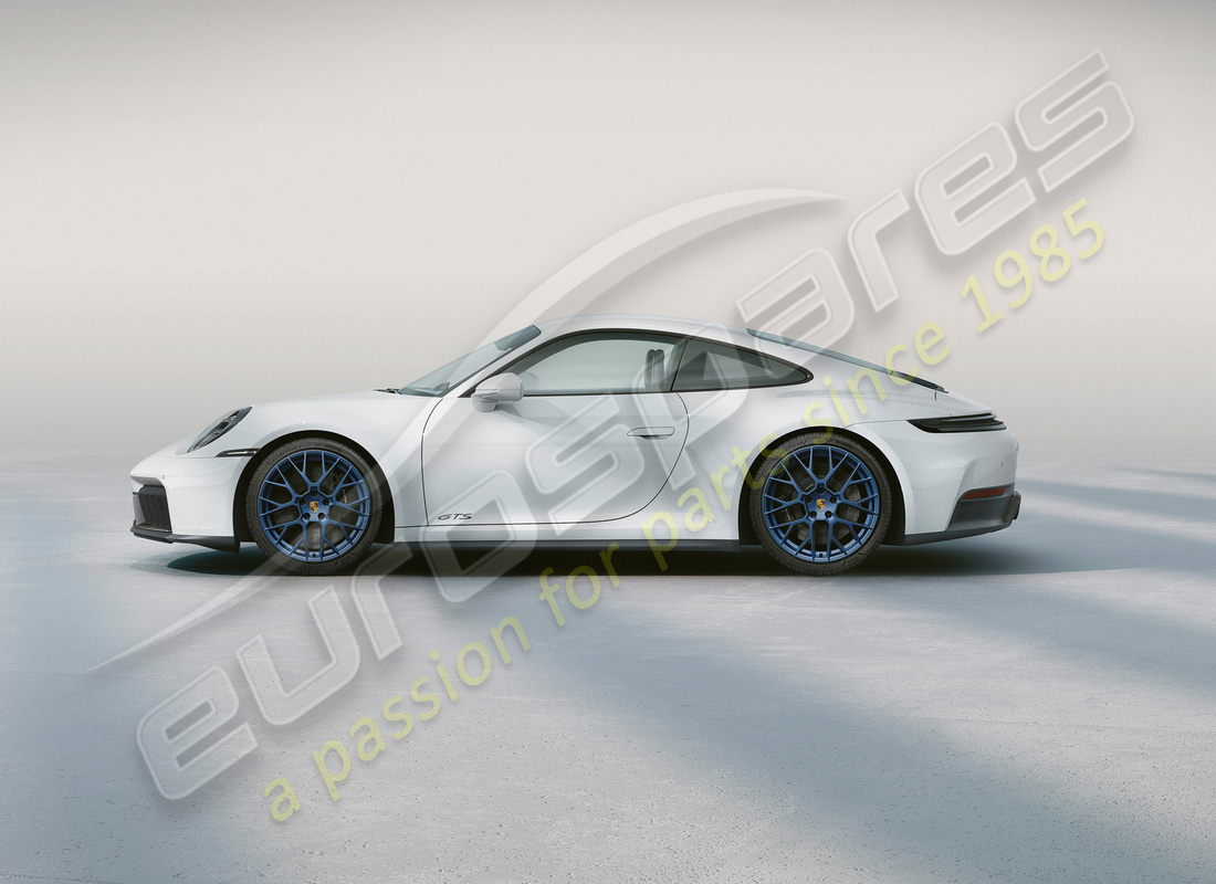 nuovo porsche 20/21-inch set ruote e pneumatici invernali rs spyder design, verniciati in blu indaco. numero parte 992044631g (2)