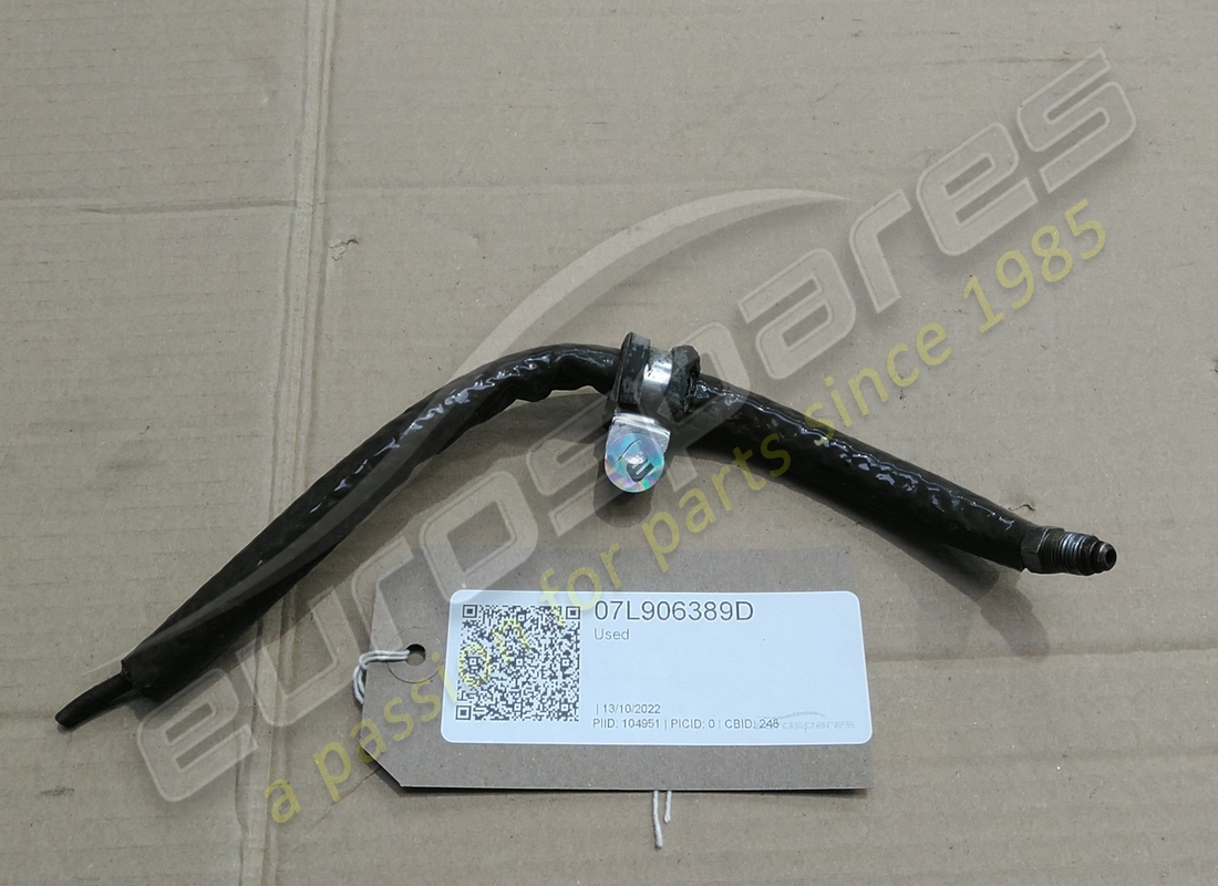 TUBO Lamborghini USATO. NUMERO PARTE 07L906389D (1)
