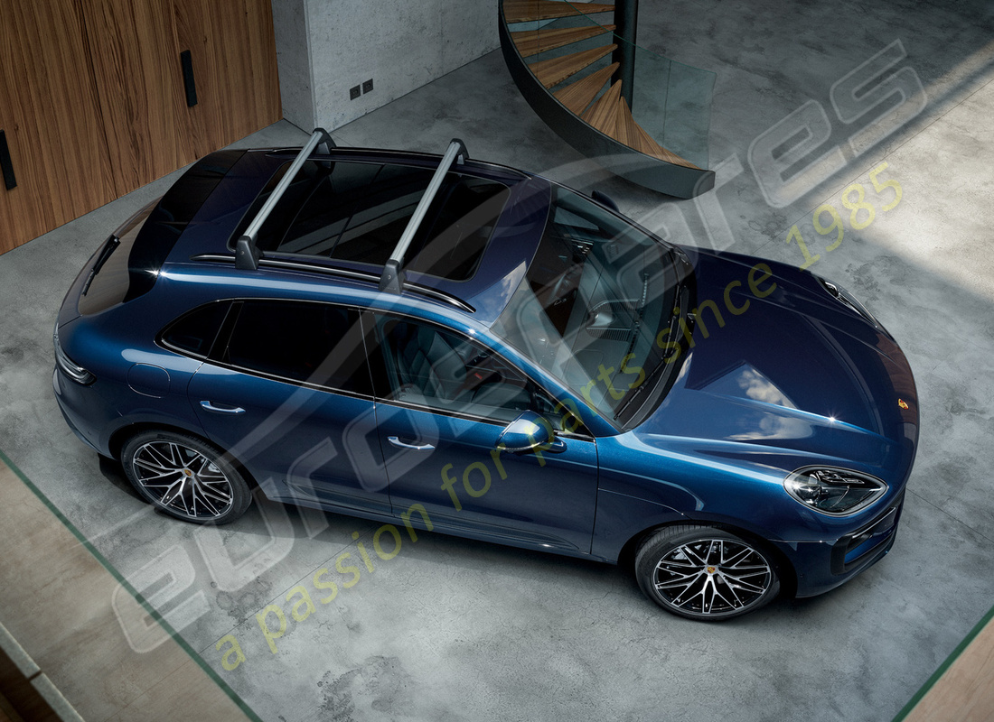 nuovo porsche supporto principale del sistema di trasporto sul tetto. numero parte 95b860019c (3)