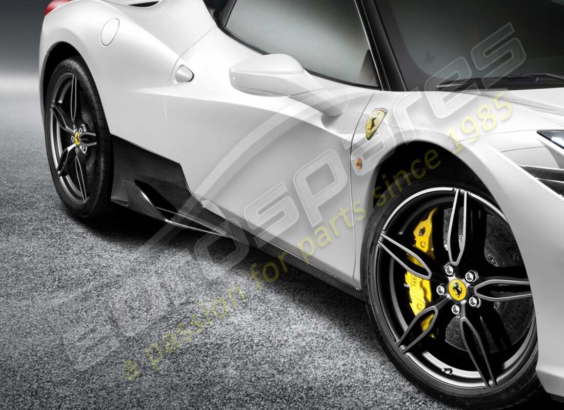 nuovo ferrari fibra di carbonio kit gonne laterali sottoporta. numero parte 70003361 (1)