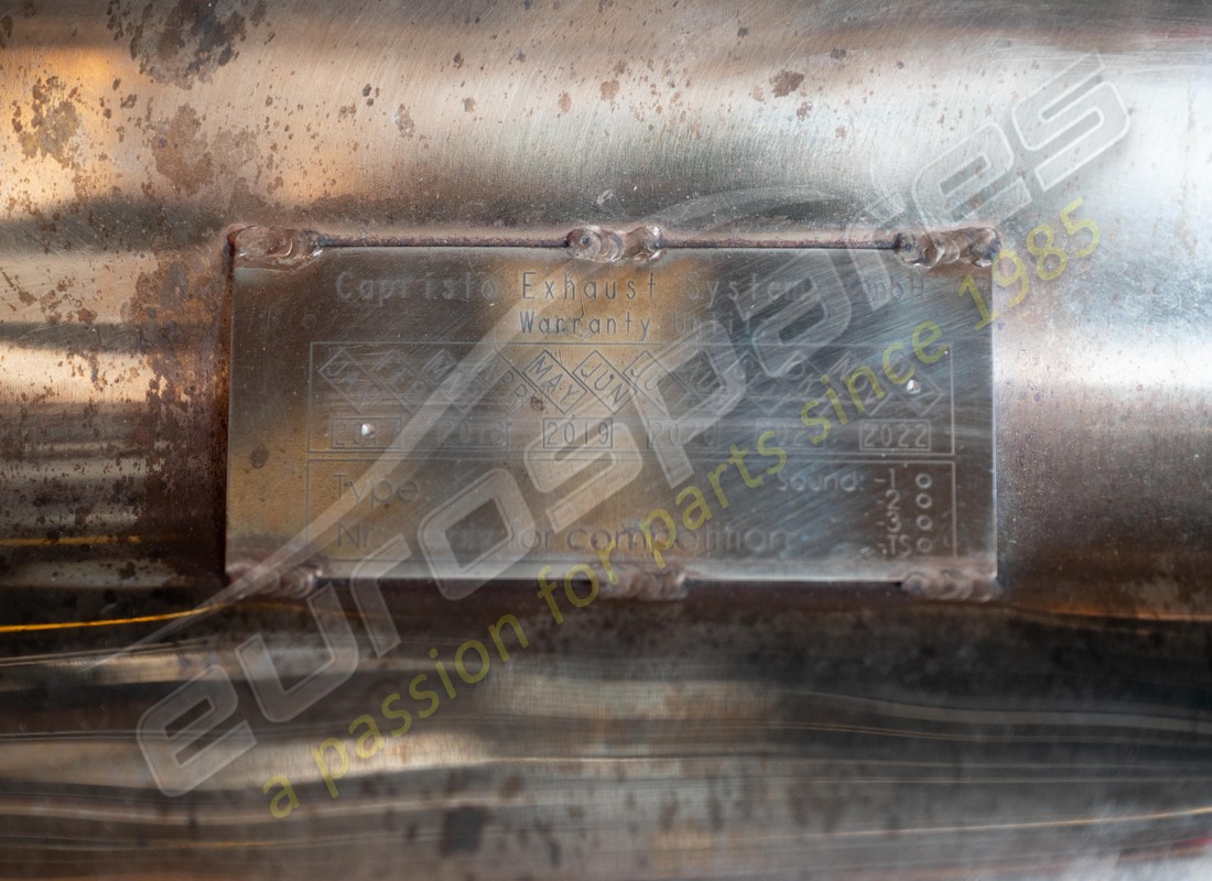 silenziatore sportivo capristo eurospares usato. numero parte eap1480006 (4)