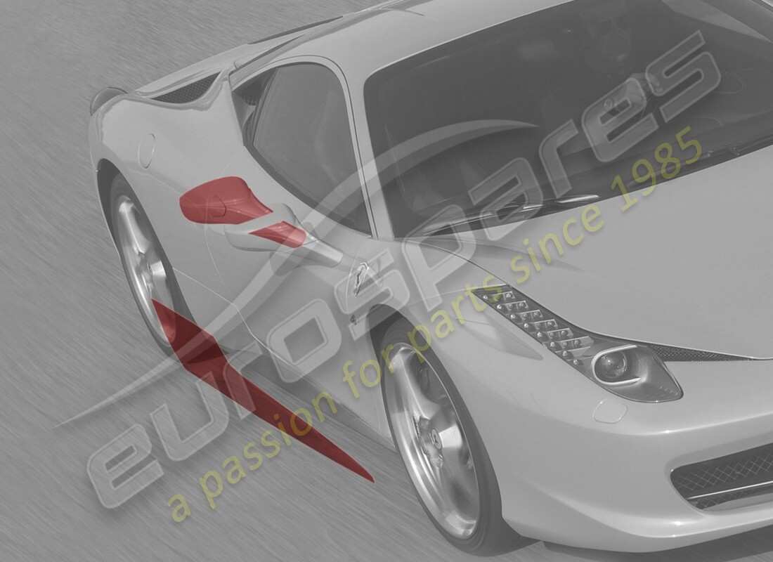 nuovo ferrari pellicola protettiva anti-scheggiature, lato sinistro. numero parte 70001827 (1)