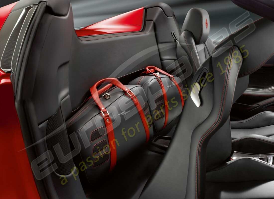 nuovo ferrari set bagagli, 2 borse per abitacolo passeggeri. numero parte 84064200 (1)