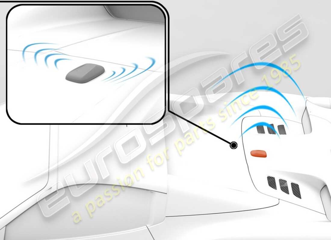 nuovo ferrari kit antenna satellitare (sdars). numero parte 70003021 (1)