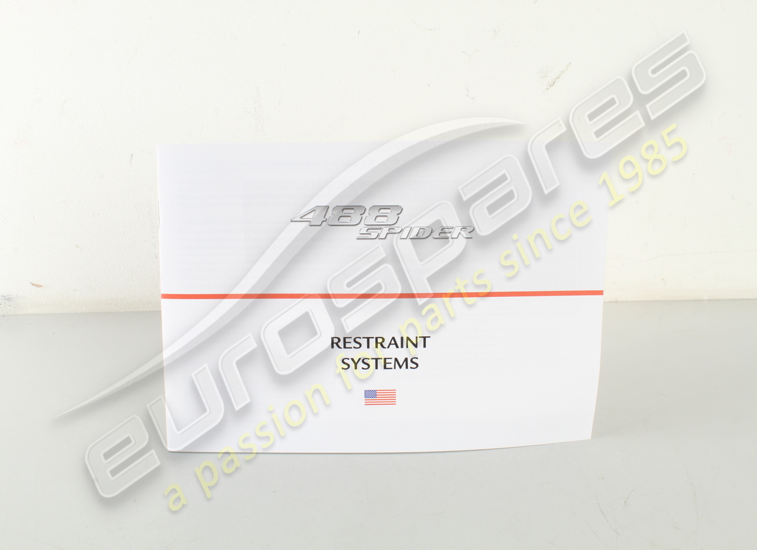 NUOVO FERRARI LIBRETTO DEL DISPOSITIVO DI SICUREZZA. NUMERO PARTE 87996100 (1) nuovo ferrari libretto del dispositivo di sicurezza. numero parte 87996100 (1)