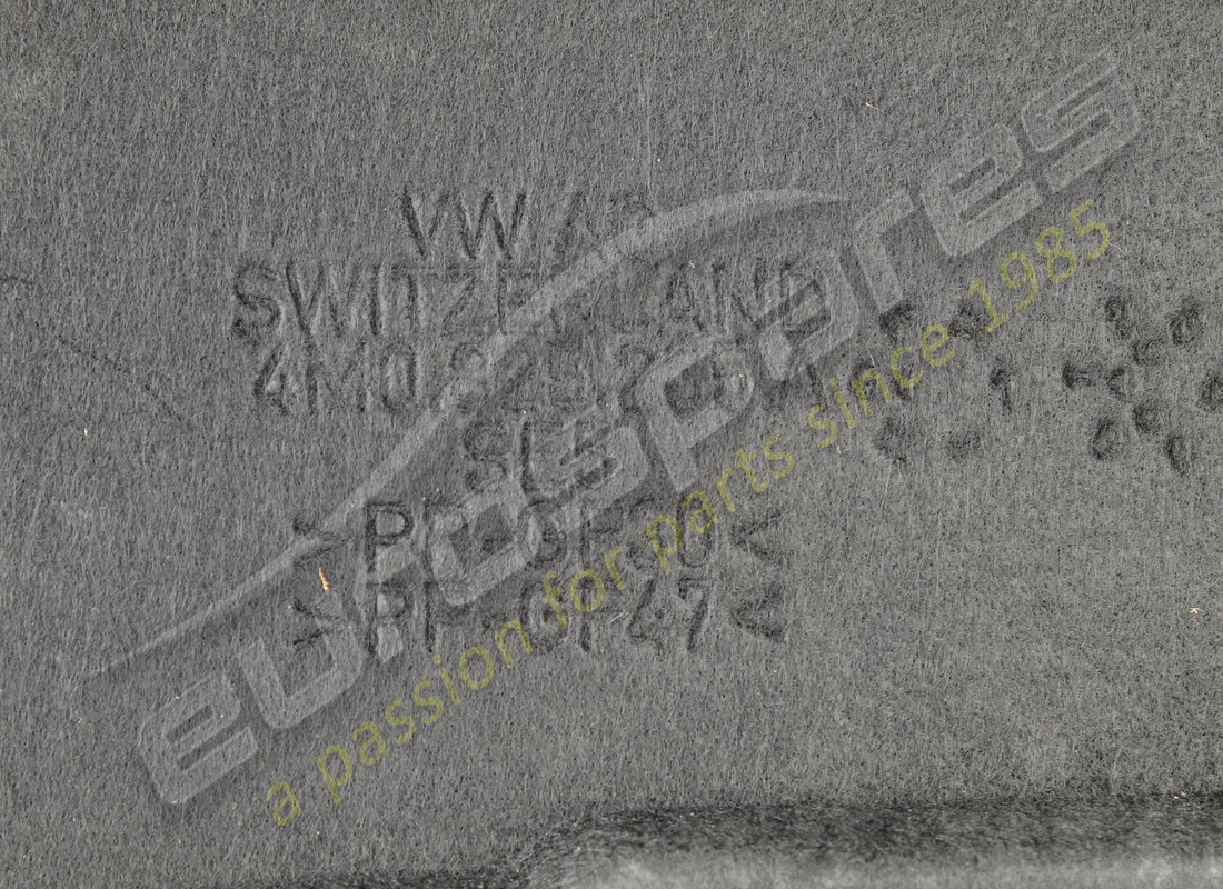 NUOVO LAMBORGHINI SCUDO VORNE 1. NUMERO PARTE 4M0825235AG (2) nuovo lamborghini scudo vorne 1. numero parte 4m0825235ag (2)