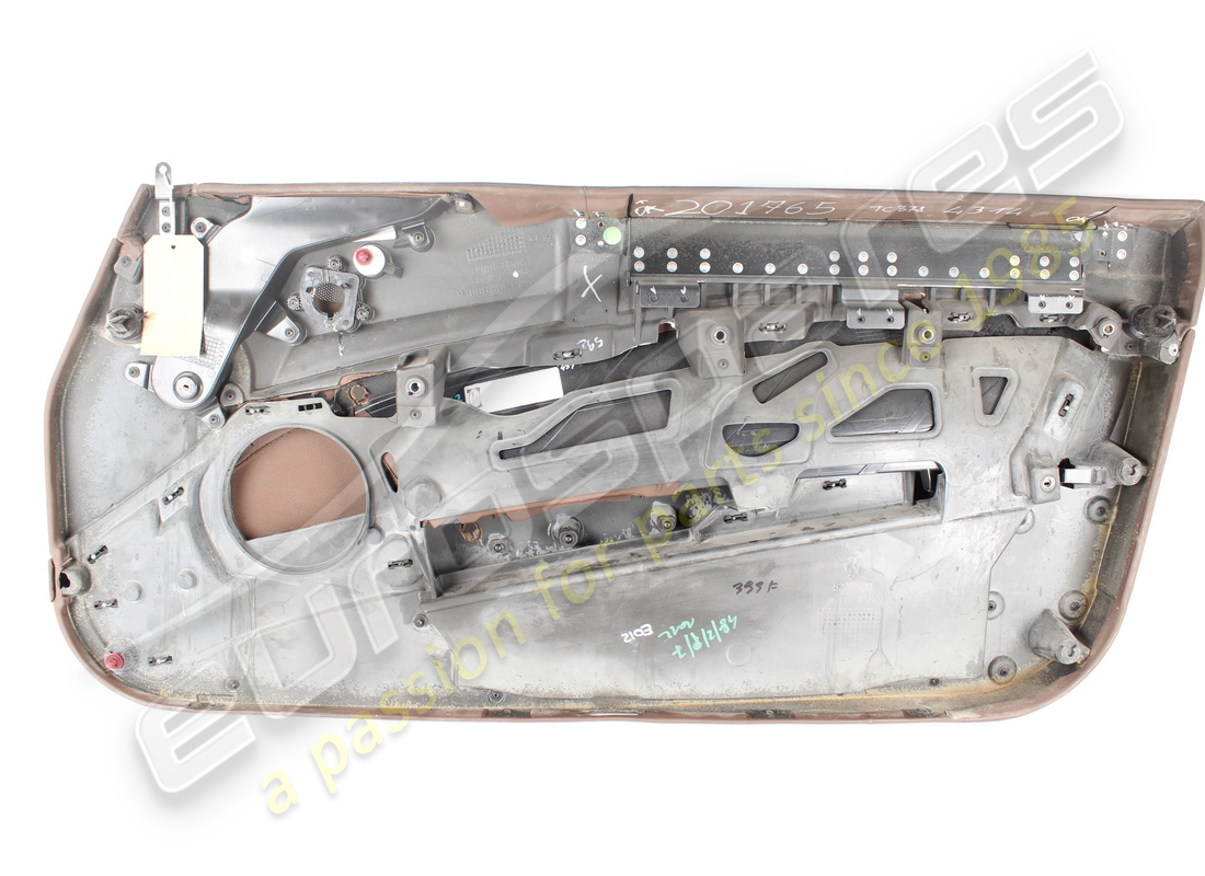 pannello porta sx completo usato eurospares in pelle color cioccolato. numero parte eap1564113 (5)