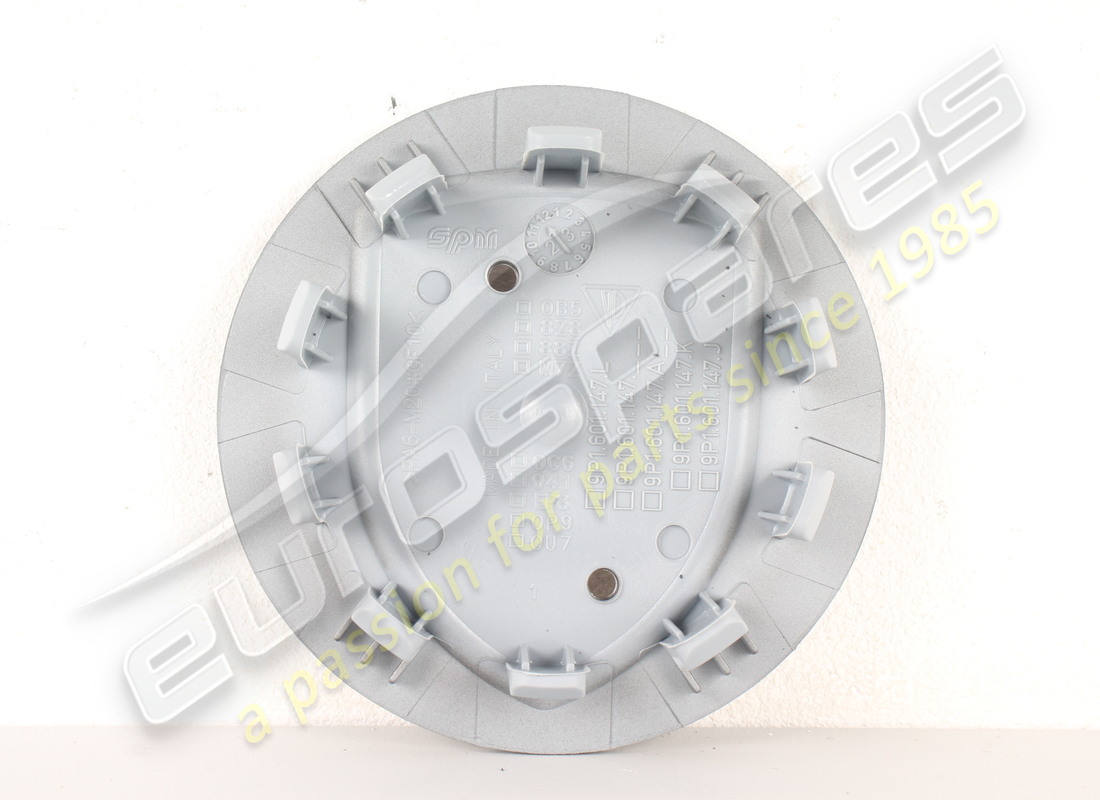 nuovo porsche coppia ruota concava - porsche crest multicolore platino satinato-opaco. numero parte 7l5601151ob5 (3)