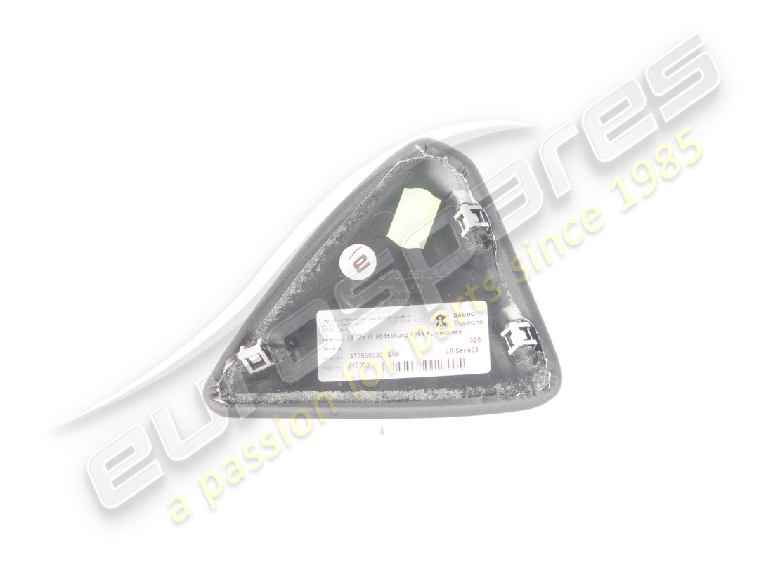 cruscotto di montaggio tappo lamborghini usato. numero parte 4t0858033 (2)