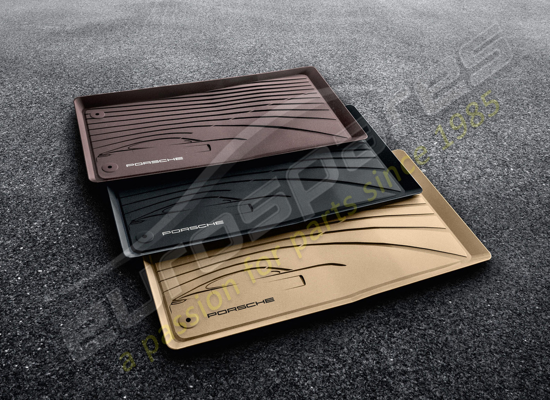 nuovo porsche per tutte le temperie tappetini, beige luxor. numero parte 971044800a4h0 (1)