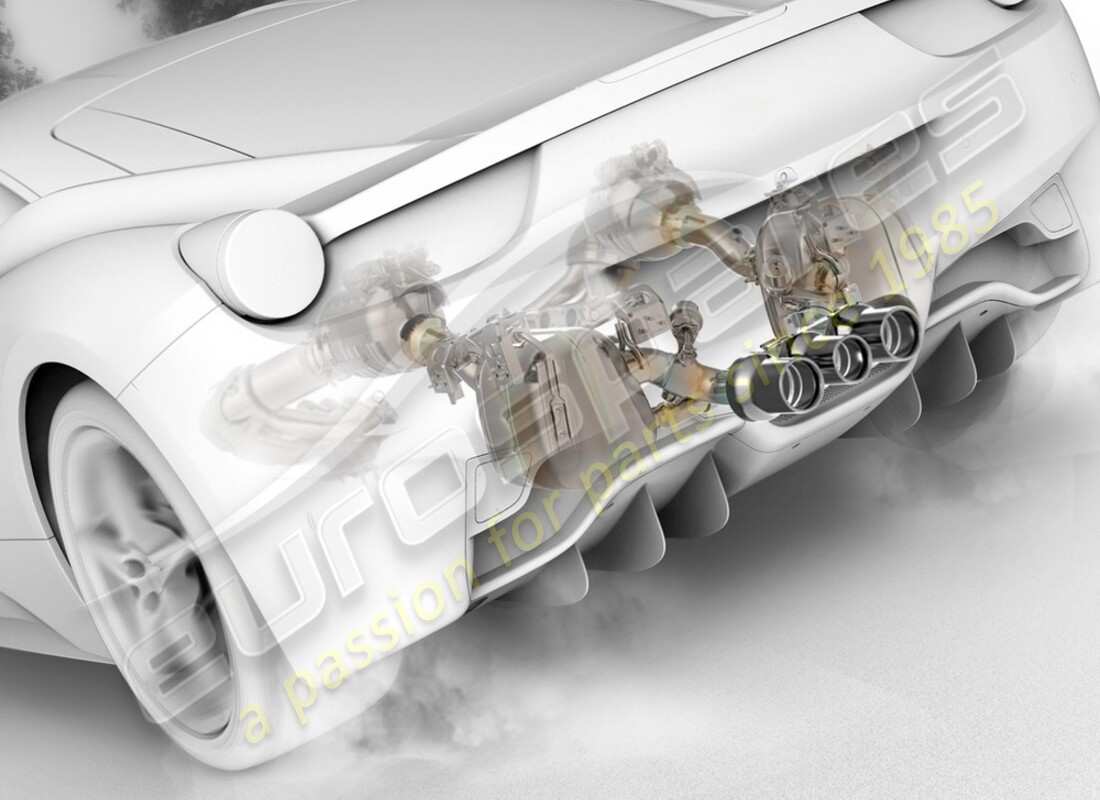 NUOVO Ferrari KIT SILENZIATORI LEGALI PER LA STRADA. NUMERO PARTE 70002051 (1)