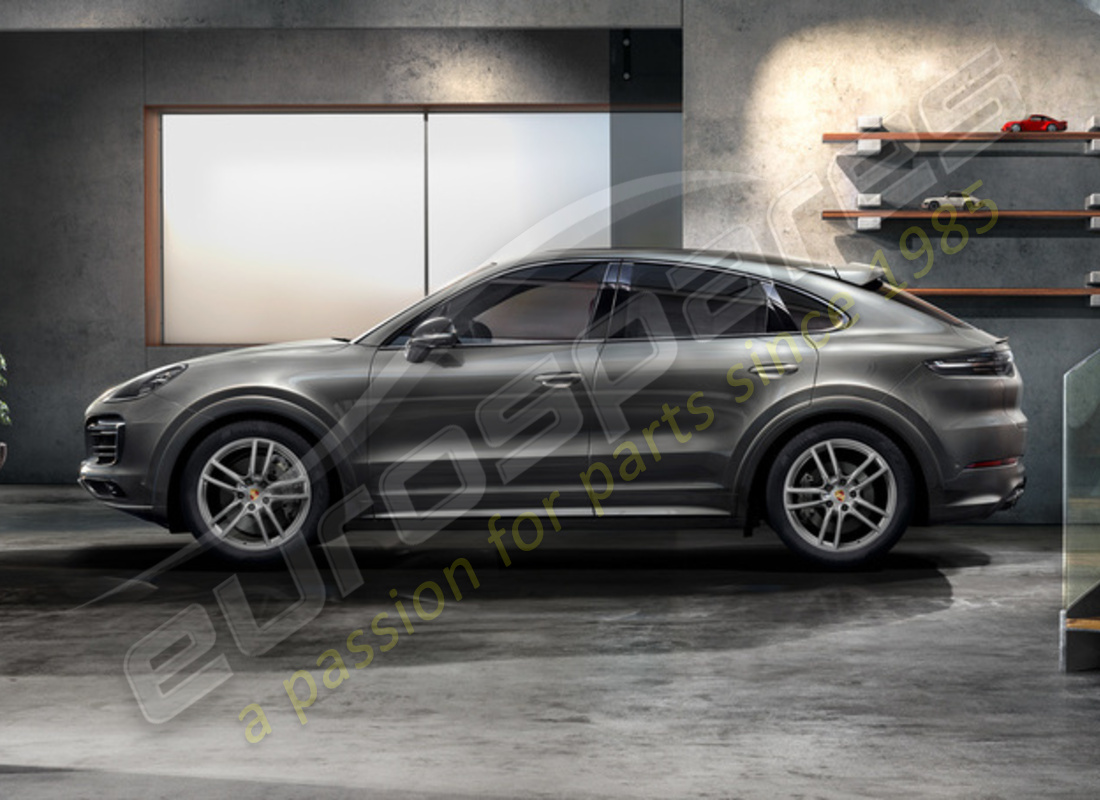 nuovo set di ruote e pneumatici estivi cayenne sport da porsche 20 pollici. numero parte 9y0044640c (2)