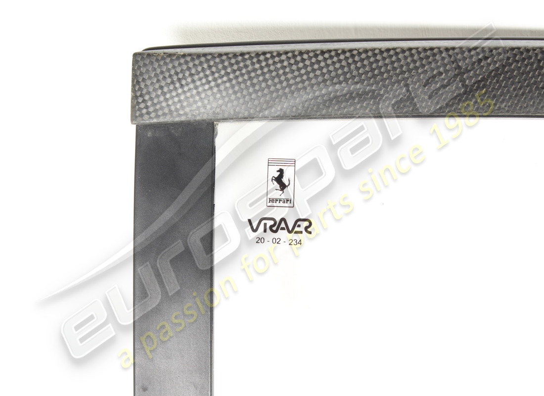 telaio finestra destro ferrari usato con pannello finestra lexan. numero parte 89218100 (3)