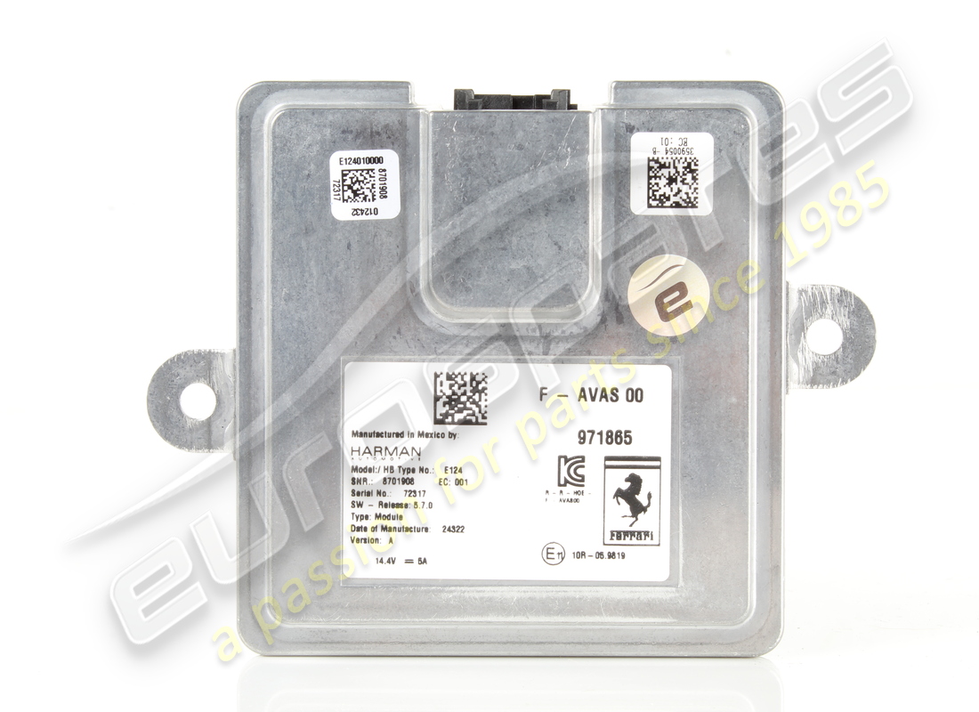 USATO Ferrari ECU AVAS . NUMERO PARTE 971865 (1)