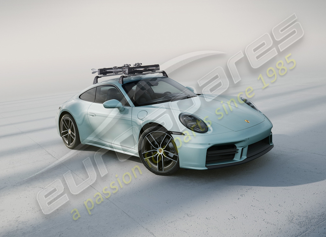 nuovo porsche portasci/porta snowboard. numero parte 95b044830 (19)