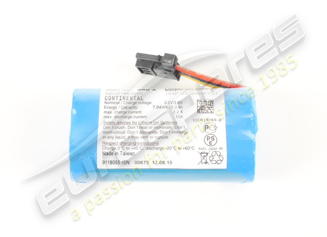 nuova batteria lamborghini per funzionamento di emergenza. codice articolo 4m0907486a (1)