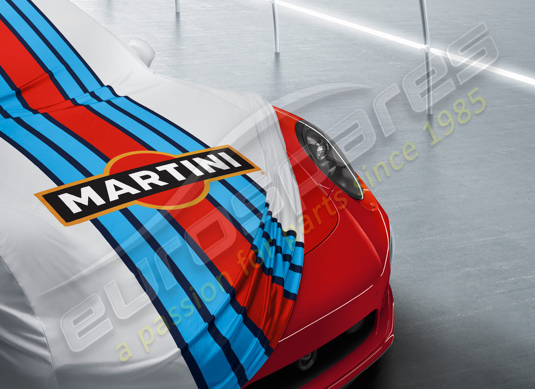 nuovo porsche copertura auto da interno con design martini racing. numero parte 99104400036 (3)
