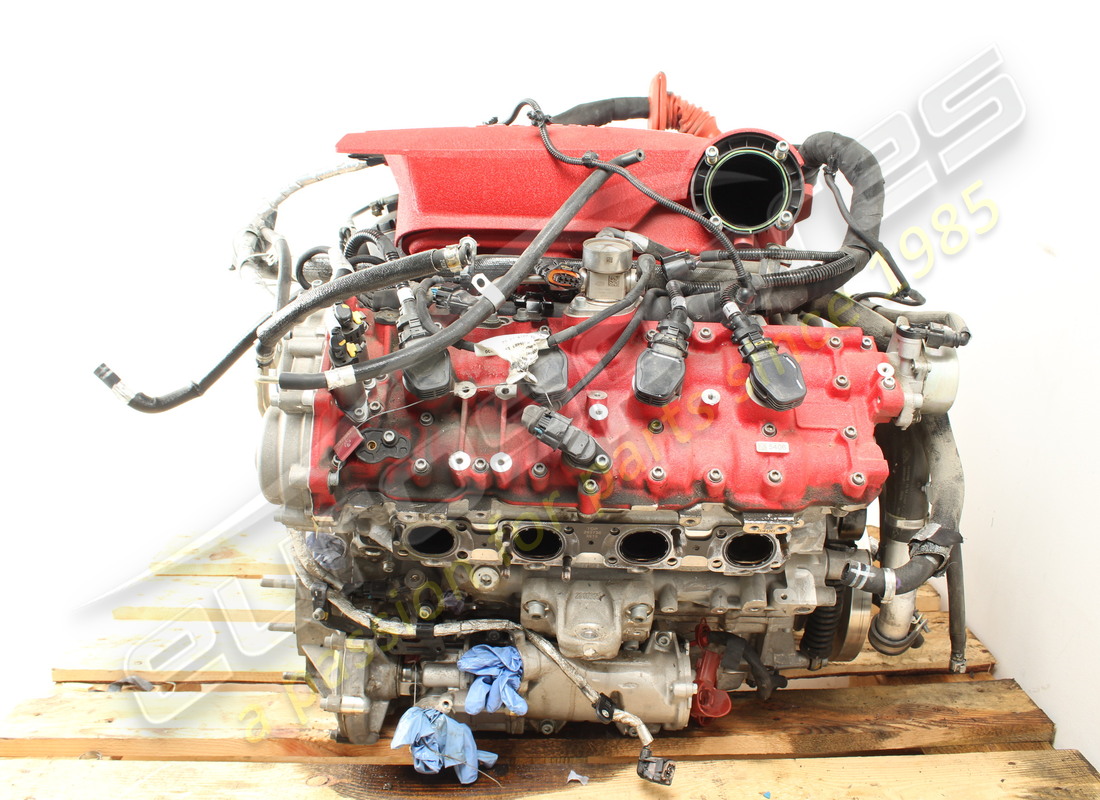 motore completo usato ferrari 488. numero parte 754023000 (2)
