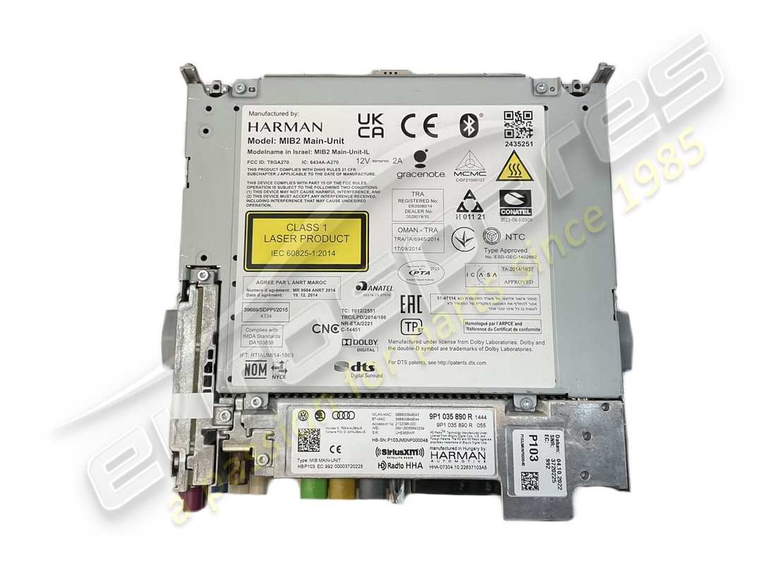 nuovo computer centrale porsche. numero parte 9p1035890rx (1)