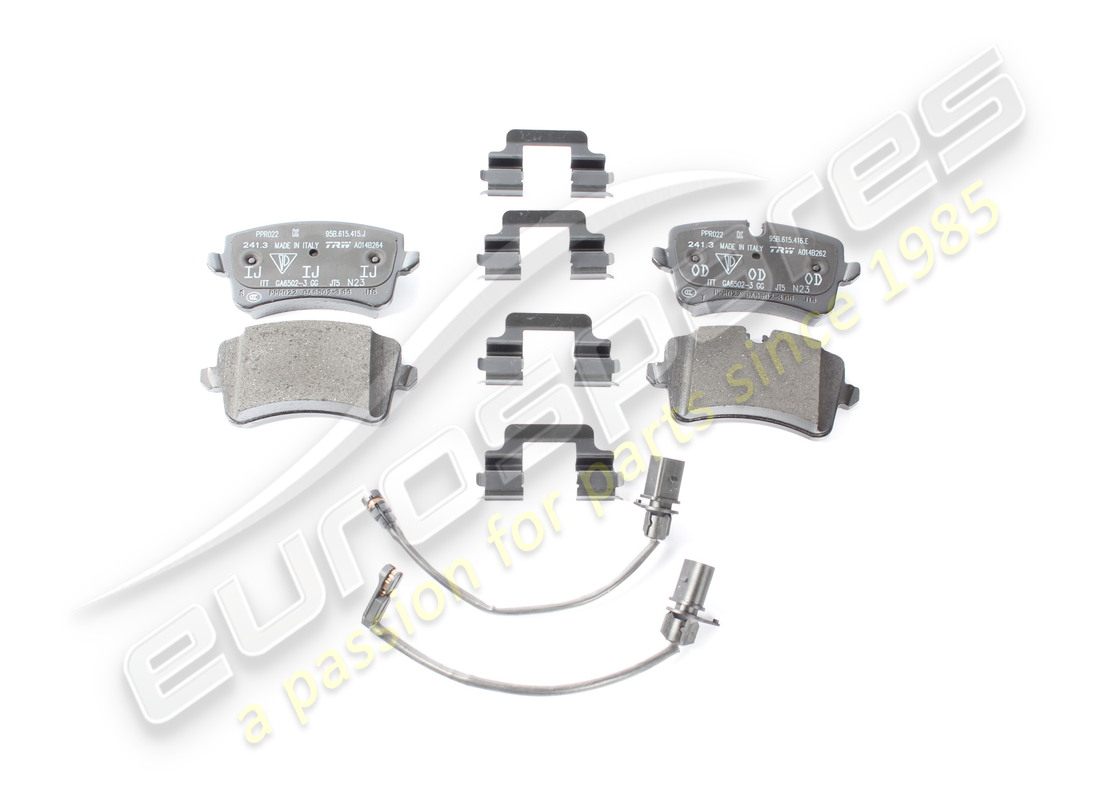nuovo porsche 1 set di pastiglie freno. numero parte 95b698451h (1)