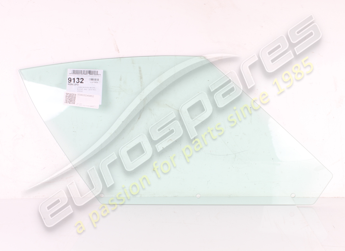 nuovo eurospares rh vetro della porta 3 fori (tinta verde). numero parte 008635249852 (1)