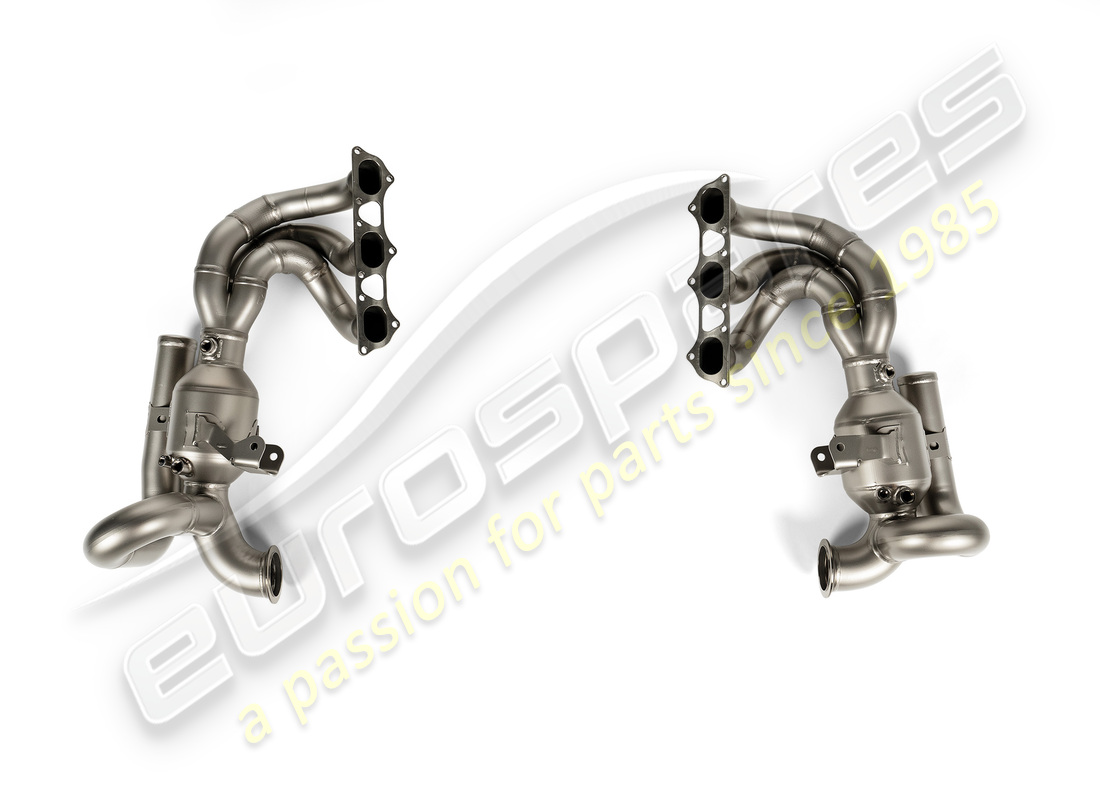 nuovo akrapovic porsche 911 gt3 rs (992) | set collettore evolution (titanio). numero parte epot9 (1)