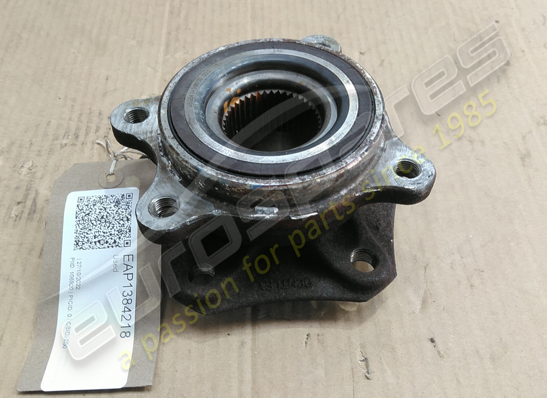 MOZZO E CUSCINETTO EUROSPARES USATI. NUMERO PARTE EAP1384218 (2) mozzo e cuscinetto eurospares usati. numero parte eap1384218 (2)
