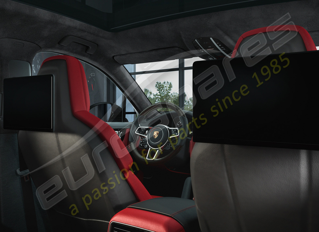 nuovo porsche intrattenimento per i sedili posteriori. numero parte 9y0088812 (1)